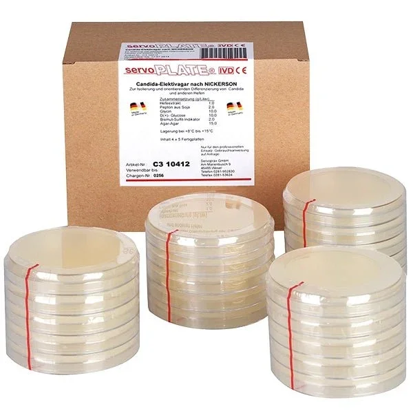 Servoplate Nährböden Pilz Agar nach Kimming NEU: Packung mit 4 x 5 Stück | Packung (20 Platten)