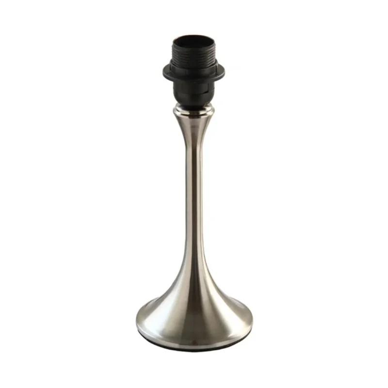 Various Lampenfuß Metall Nickel – Elegantes Design in 28 cm Höhe mit E27-Fassung