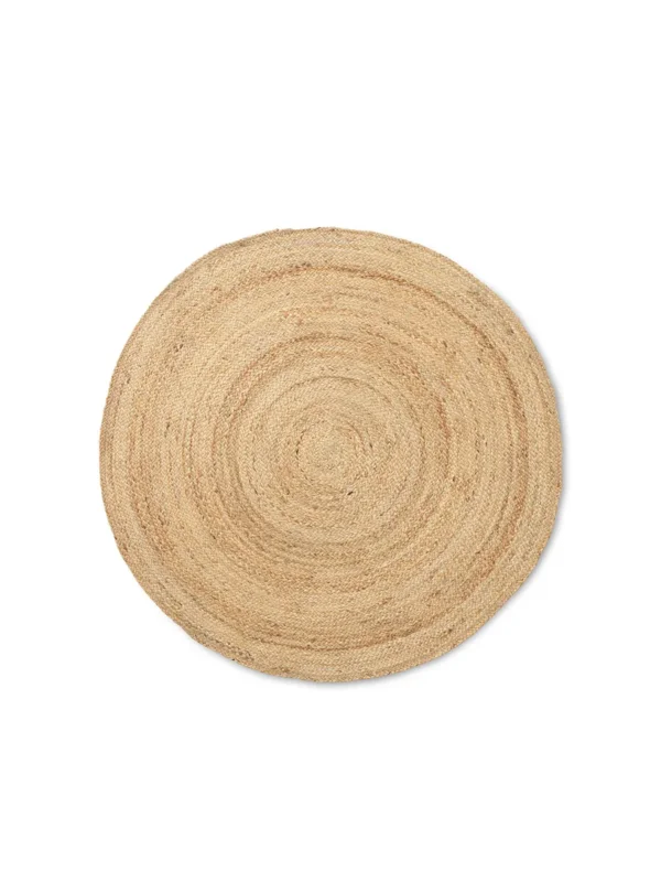 Eternal Round Jute Rug - Natur von Ferm Living