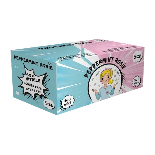 STYLE Peppermint Rosie, Nitrilhandschuhe Farbenmix, puderfrei