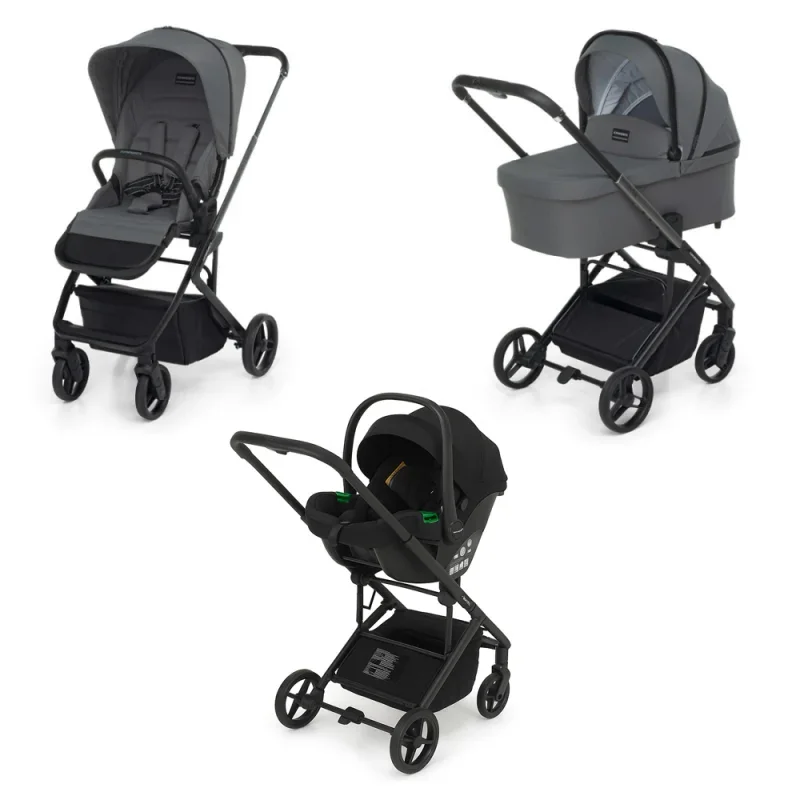 Trio TicToc Foppapedretti con seggiolino auto Rek i-Size - Stone