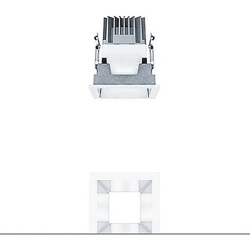 Zumtobel Group - Downlight/Strahler/Flutlicht LED - Einbauleuchte PANOS EVO #62907011 4000K DALI weiß