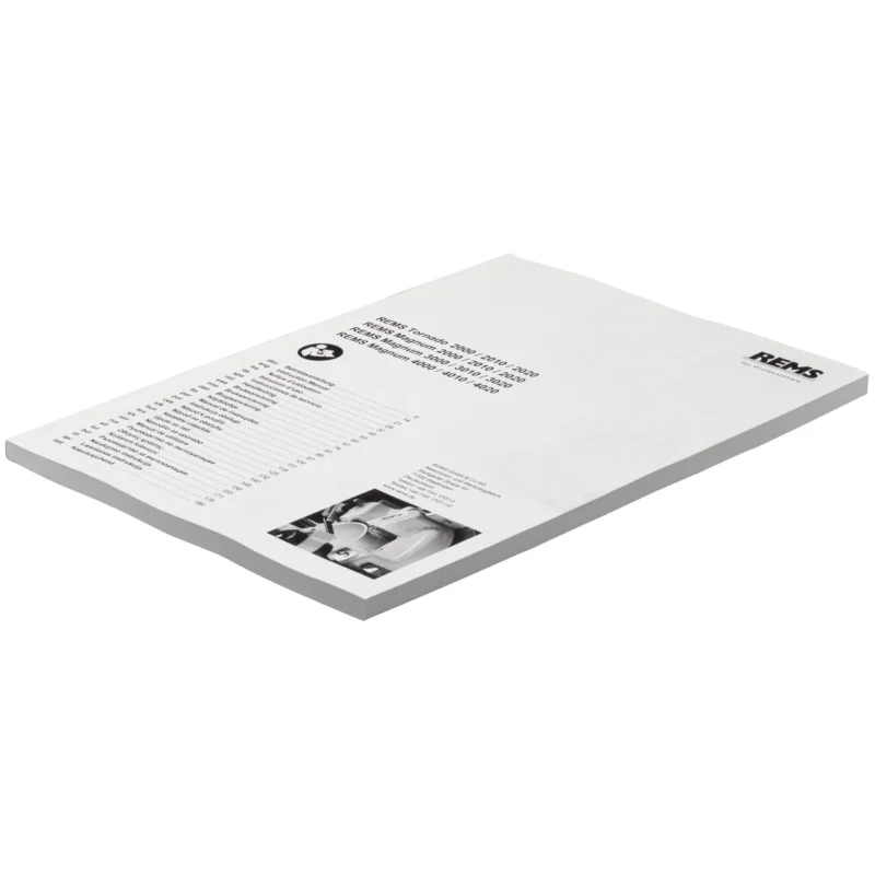REMS - Betriebsanleitung REMS Magnum/Tornado 386005 R