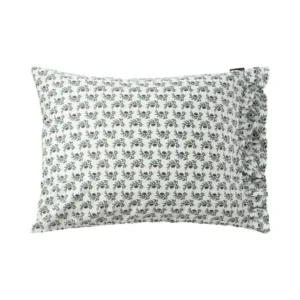 Lexington Flower Printed Cotton Sateen Kopfkissenbezug aus Satin
