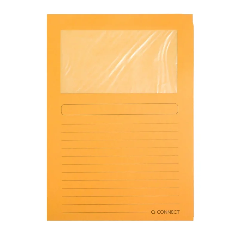 Q-CONNECT Umlaufmappe, A4, Pappe, orange