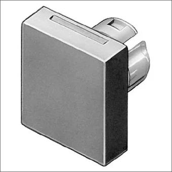 EAO 61-9351.5 Lens Drucktaster/signaallamp 20 mm