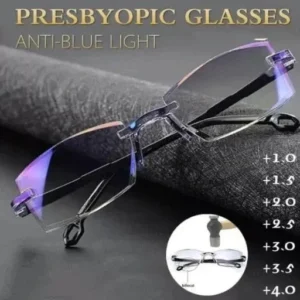 Progressive Lesebrille mit hoher Härte und Anti-Blaulichtfilter für die Ferne und die Nähe