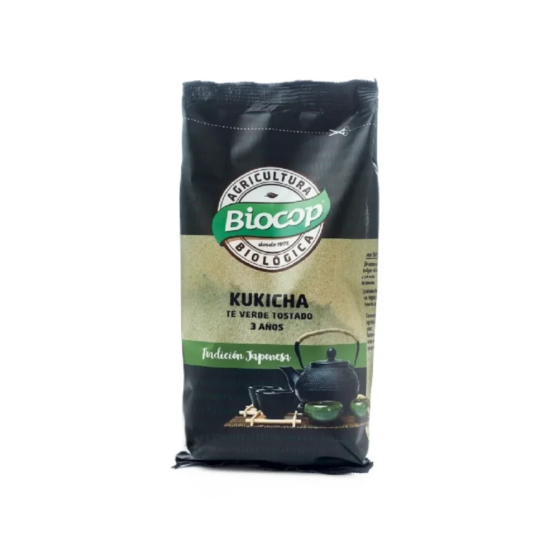 Té Verde Tostado Kukicha 3 años Biocop, 75 g