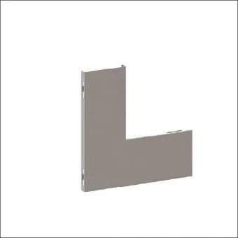 LEGRAND 351160 Deksel verticaal hoekstuk wandgoot 79 mm