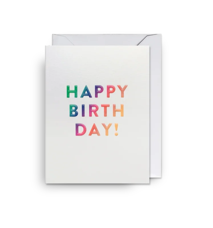 Grußkarte Geburtstag Happy Birthday