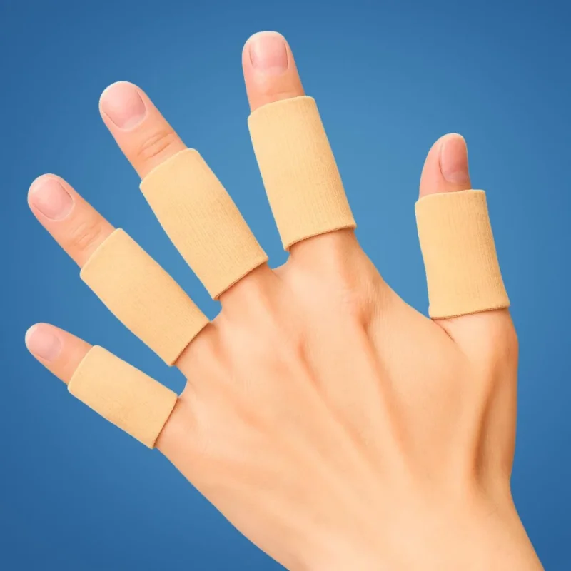 FlexiGuard | Finger Schutzsleeves – Verletzungsprävention – Atmungsaktive und bequeme Passform – Hält Verletzungen und Verbände an Ort und Stelle – Sportlicher und alltäglicher Komfort Karnz