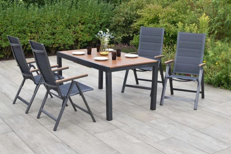 Toledo Set 5tlg. Aluminium/Textil