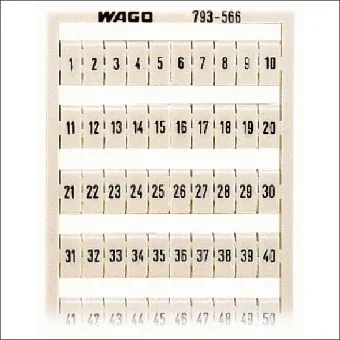 WAGO 793-566 Kennzeichnung Reihenklemme