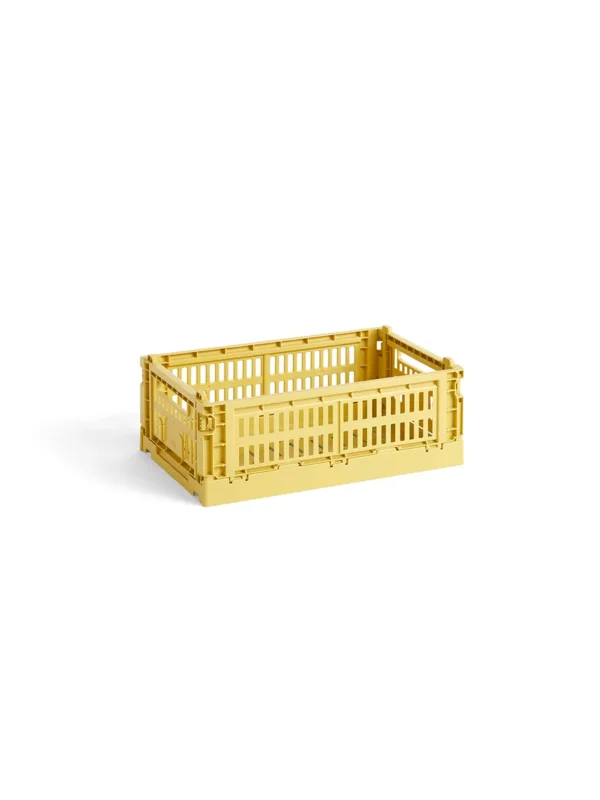 Colour crate S, dusty yellow von HAY
