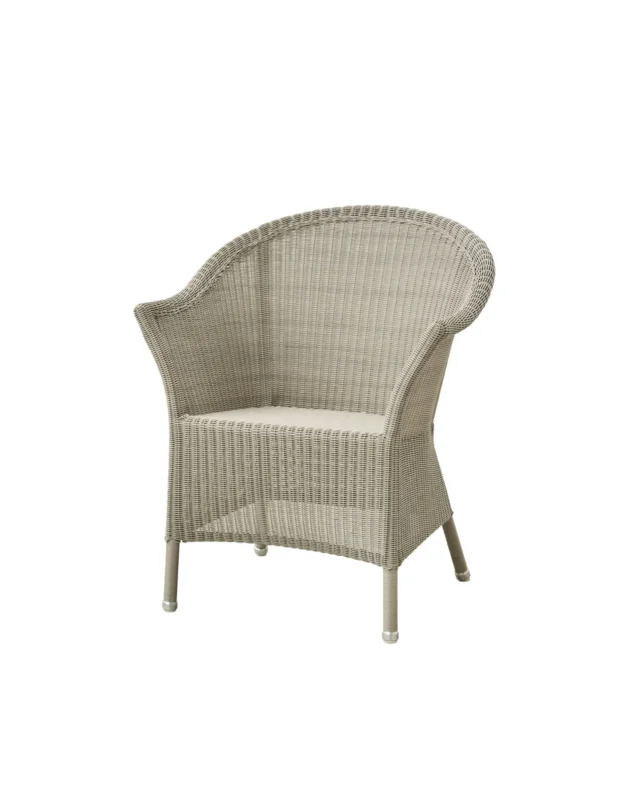 Cane-line Lansing Gartenstuhl ohne Kissen, taupe