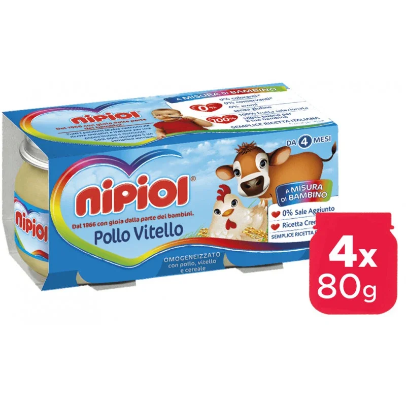 Nipiol Hühner- und Kalbfleisch, homogenisiertes Lebensmittel
