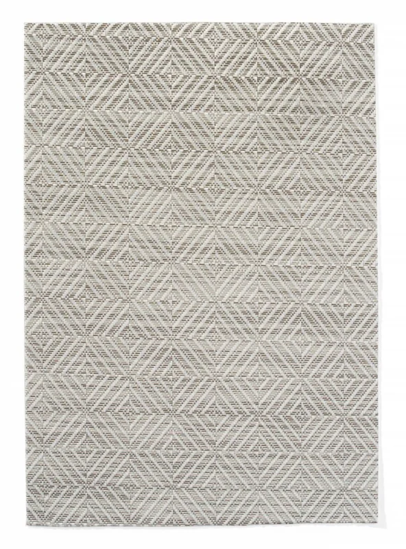 HENDI Platzset – geometrisches Muster – Silber – 450 × 300 mm – 6 Stück – Produktansicht