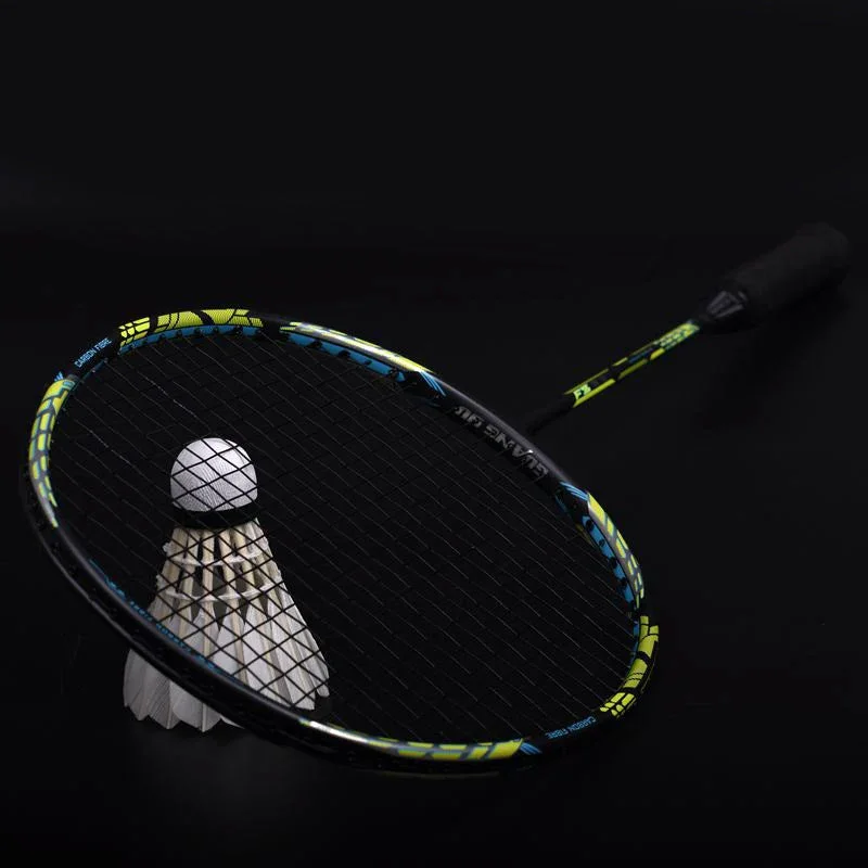 Offensive Badmintonschläger mit sekundärer Verstärkung aus 32 Pfund Kohlefaser