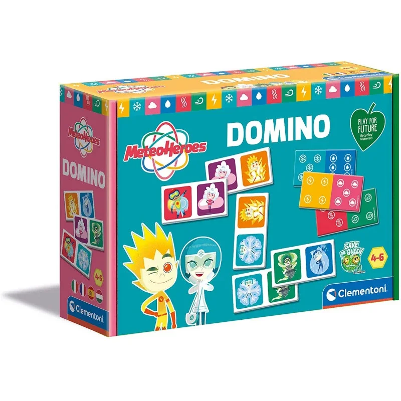 Lernspiele Clementoni Meteo Heroes-Domino