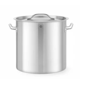 HENDI Hoher Schmortopf – mit Deckel – Budget Line – 21 l – Ø 300 × H 300 mm – Produktansicht