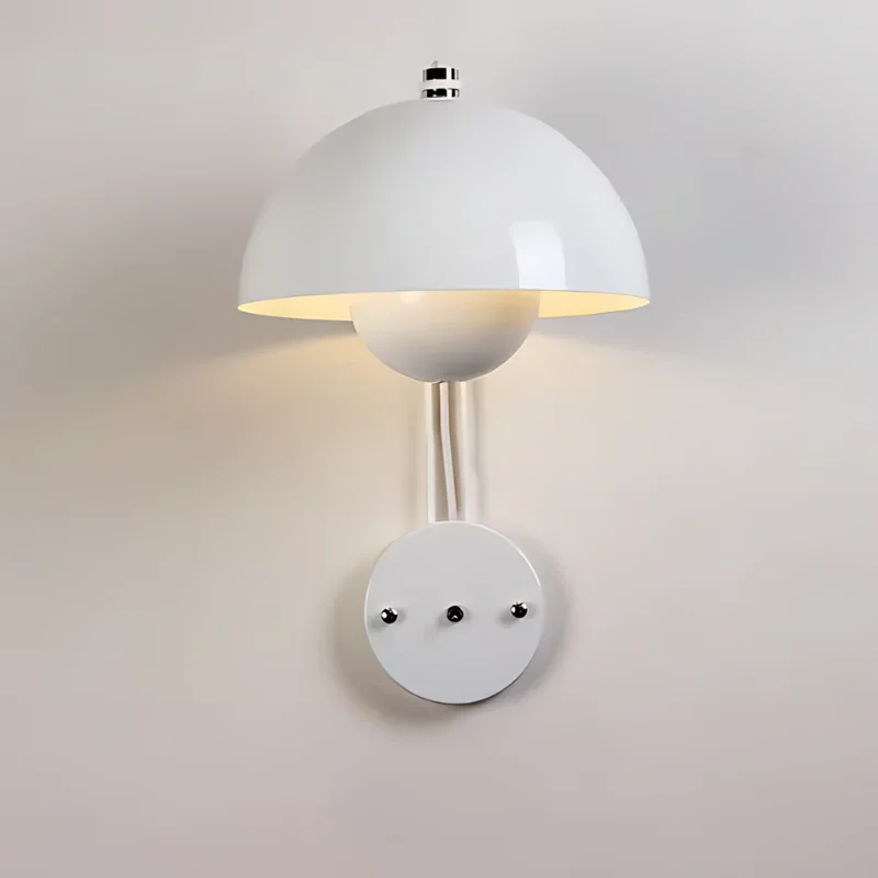 Moderne glänzende Metall-LED-Wandlampe