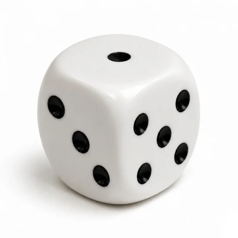ASS Altenburger Spiel-Würfel · weiß · 1,6 cm · Augenwürfel