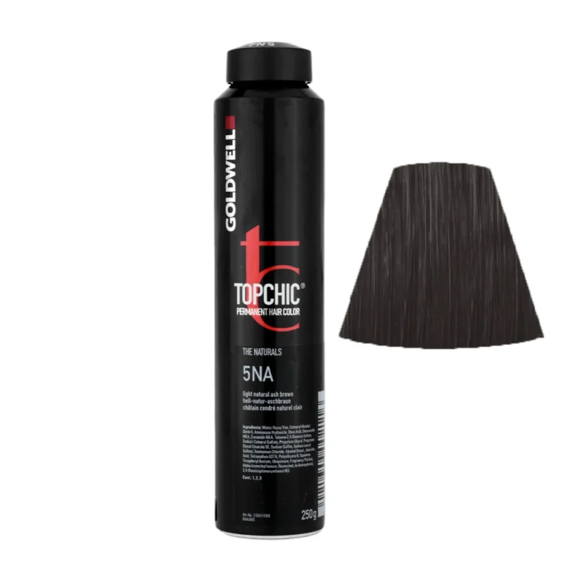 5NA Castano chiaro cenere naturale Goldwell Topchic Naturals can 250gr