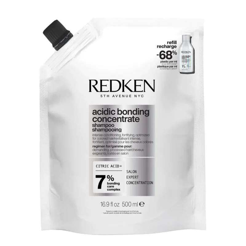 Redken Acidic Bonding Concentrate Refill Shampoo 500ml - eco- ricarica shampoo capelli danneggiati e trattati [all]