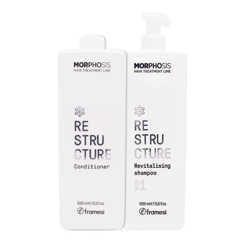 Framesi Morphosis Restructure Revitalizing Shampoo 1000ml Conditioner 1000ml