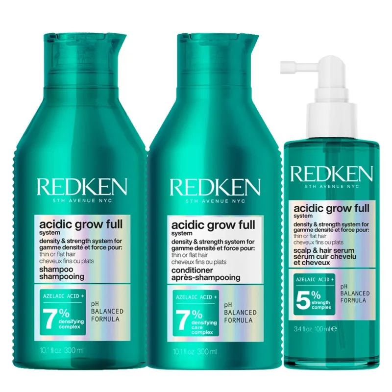 Redken Acidic Grow Full System Shampoo 250ml Conditioner 300ml Serum 100ml [all]