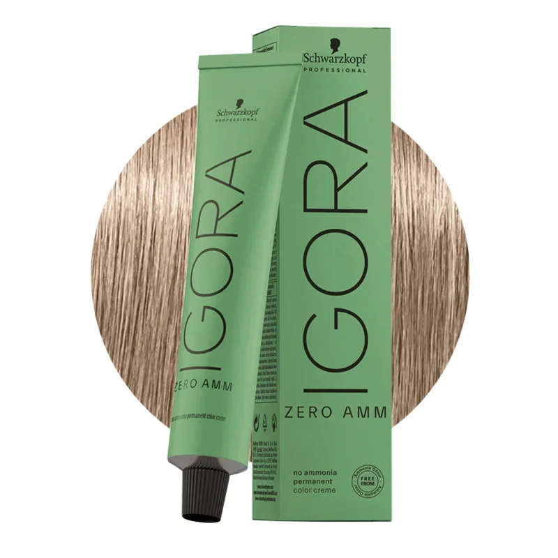 Schwarzkopf Igora Zero Amm 9-1 Biondo Chiarissimo Cendrè 60ml - colorazione permanente senza ammoniaca [all]