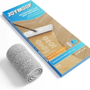 Flaches Mikrofaser Mopp Pad 1er Pack waschbare Ersatz-Pads Grau