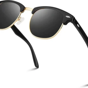 Polarisierte Retro Sonnenbrille UV400 Halbrahmen für Reisen Angeln