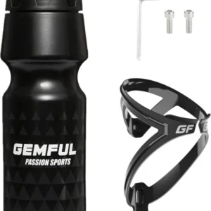 Fahrrad Flaschenhalter mit 750ml BPA-freier Trinkflasche