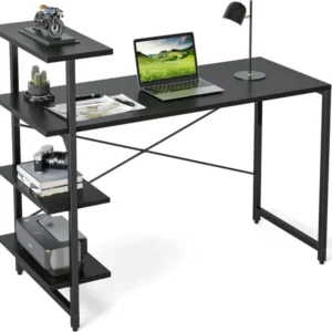 Schreibtisch mit Regal 120x50 cm Computertisch Gaming Tisch