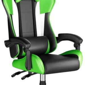 Ergonomischer Gaming Stuhl Lendenwirbelstütze Einstellbare Armlehne PU