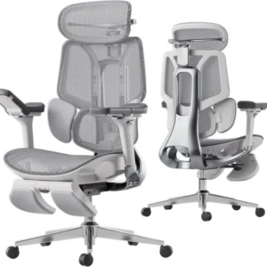 Ergonomischer Bürostuhl mit dynamischer Lendenwirbelstütze