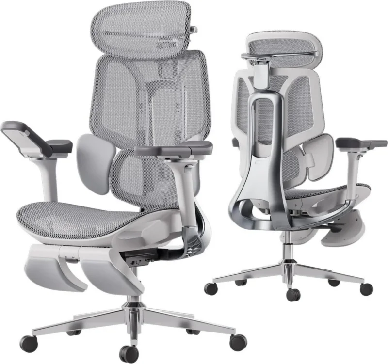 Ergonomischer Bürostuhl mit dynamischer Lendenwirbelstütze