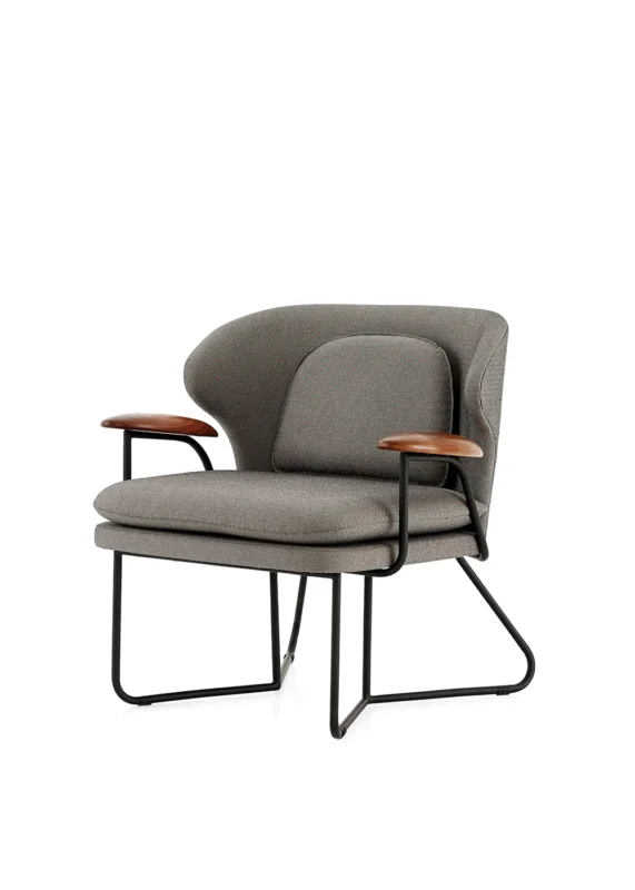Chillax Lounge-Sessel in Walnuss, Hallingdal 130 CMHR von Stellar Works