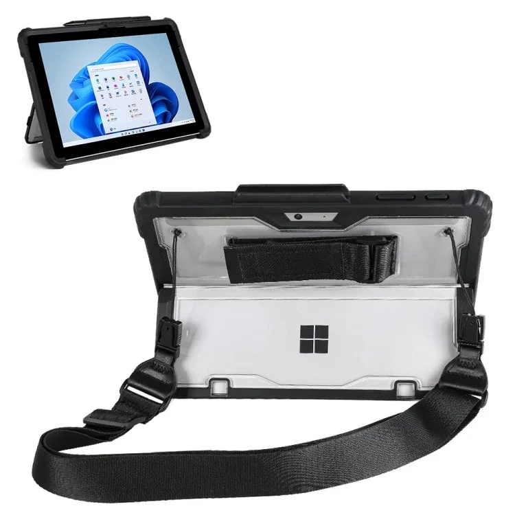 Brehn | Für MicroSoft Surface Pro 4 / 5 / 6 / 7 / 7+ Acrylltransparente Hand- und Schultergurt Laptop-Hülle