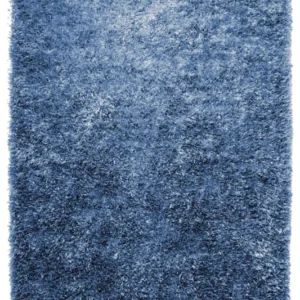 Cool Glamour Teppich blau Hochflor rechteckig