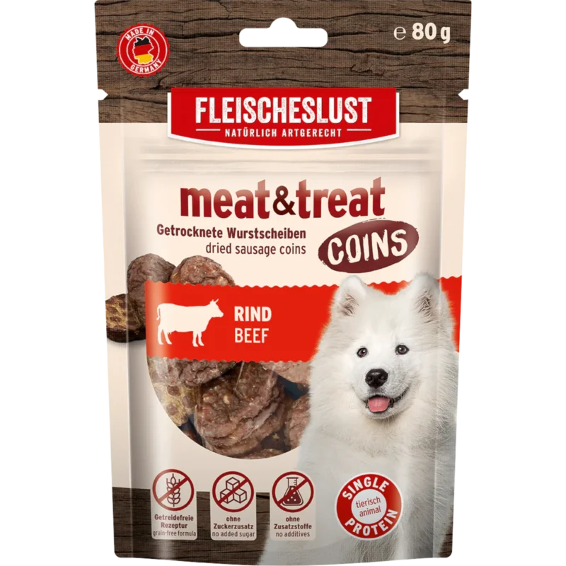 Fleischeslust Dog - Meat & Treat Coins Rind
