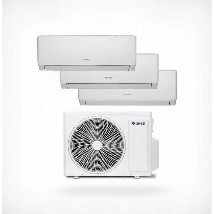 Gree - Pular Multi-Split Klimaanlage – 3 x Wandgerät + 1 Außengerät – inkl. WiFi