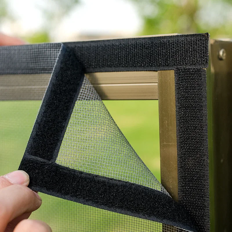 Verstellbares unsichtbares waschbares Fensternetz gegen Mücken | Brehn