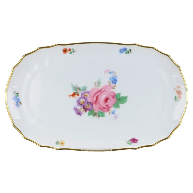 Tablett für Milch und Zucker oval