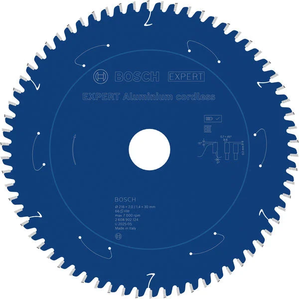 Produktbild von EXPERT Aluminium Kreissägeblatt, 216x30 mm, Z66