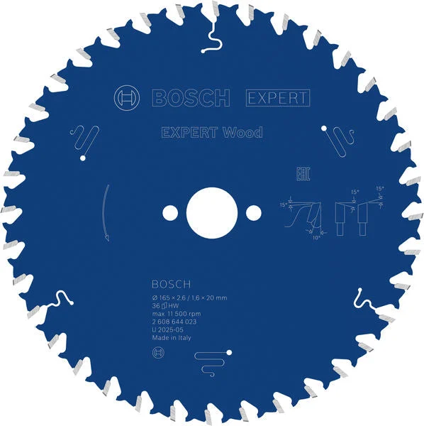 Produktbild von Kreissägeblatt EXPERT Wood 165 x 2,6/1,6 x 20 mm Z36