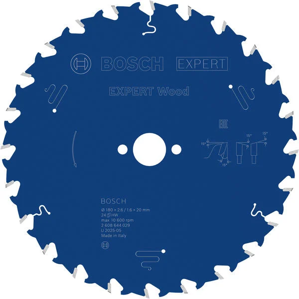 Produktbild von Kreissägeblatt EXPERT Wood 180 x 2,6/1,6 x 20 mm Z24