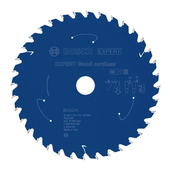 Produktbild von EXPERT Wood Kreissägeblatt, 160x1,45x20 mm, Z36