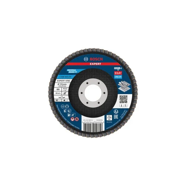 Produktbild von Fächerschleifscheibe 115 mm K60 EXPERT X782 gewinkelt GF T29